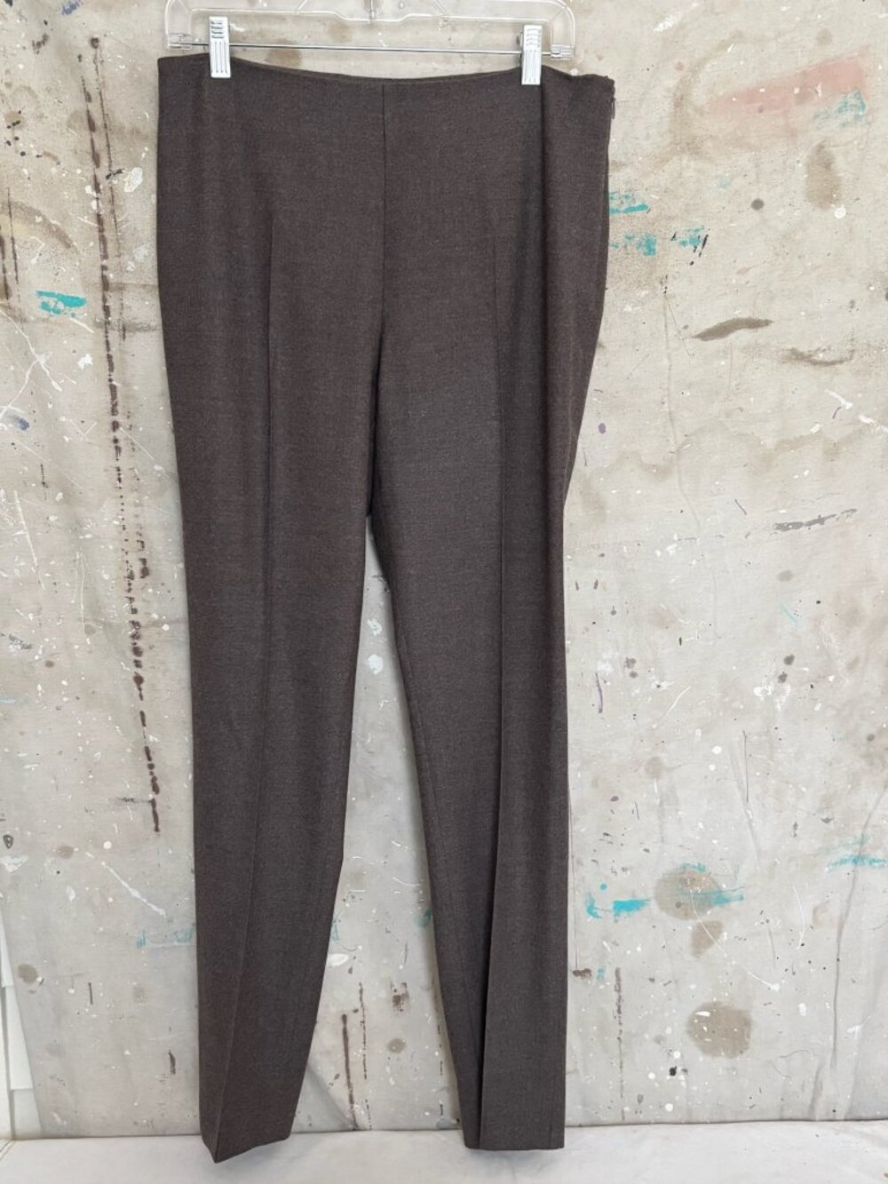 Akris Wool Stretch Slim Trouser Pants
